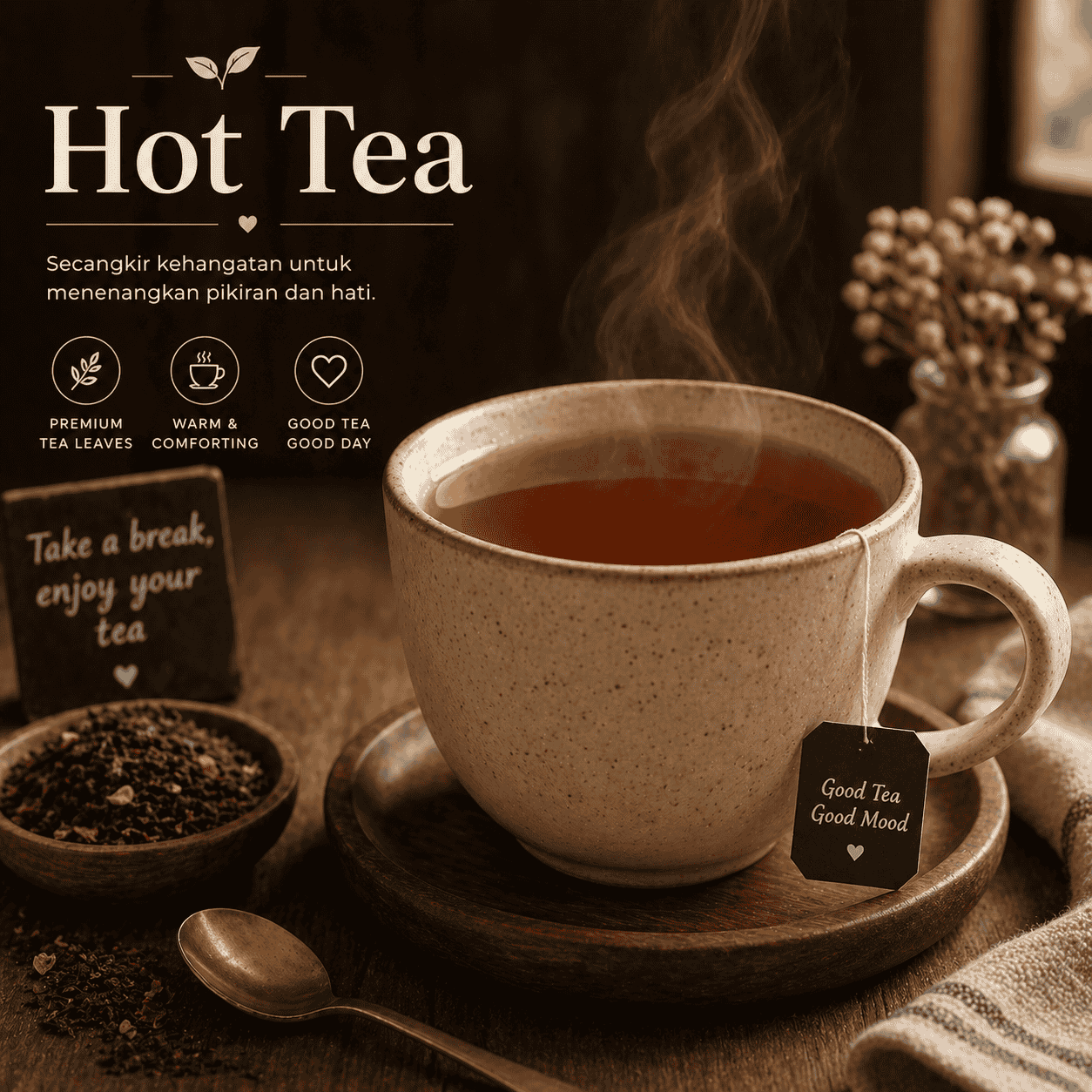 Hot Tea Kopi-Q